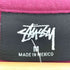 ステューシー Stussy メキシコ製 コットン ワールドツアー フロントロゴプリント クルーネックTシャツ メンズ import:M